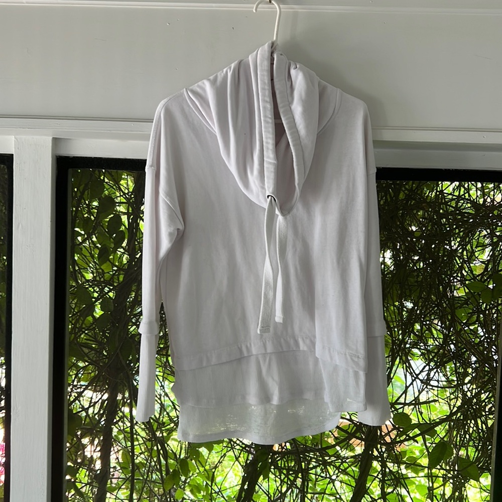 Mono B cowl neck pullover